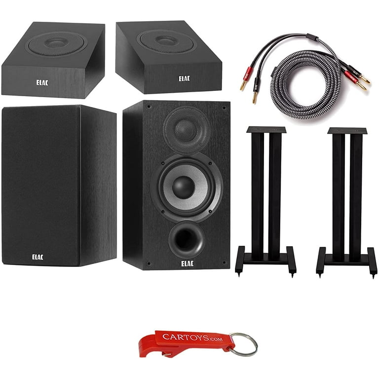 ELAC Debut Bookshelf Speakers And Dolby Atmos Modules 3D , 58 OFF