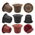 thumbnail image 6 of Shoreew Refillable Espresso Coffee Capsule Coffee Filters No Spills Reusable Espresso Pods with Spoon Brush Coffee Capsule Refill Tool, 6 of 7