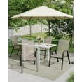 thumbnail image 2 of Ataucjin Stackable Dining Chairs Set of 4, High-Back Patio Dining Chairs Set, Outdoor Chairs with Textilene Fabric & Metal Frame for Lawn Backyard Deck Garden, 2 of 7