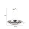 thumbnail image 2 of Stainless Steel Chicken Roaster For Grills, Non-Stick Coating Ensures Effortless Food Release, Suitable For Camping And Home Use, 2 of 5