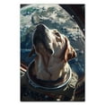 thumbnail image 3 of Hudo Labrador Retriever Space Poster, Dog Wall Art, Labrador Retriever Space Canvas Wall Art - Colorful Wall Art - Dog Bathroom Wall Art, 3 of 5