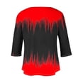 thumbnail image 5 of Up to 65% off!Women Summer Tops 2024 Plus Size Fashion Sexy Shirt V-Neck Casual Loose Long Sleeve Shirt Blouse Gift for Women On Sale, 5 of 5
