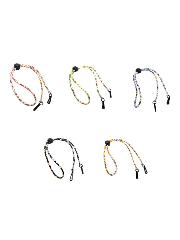 Bucket Hat Retainer Cord Adjustable Floral Hat Strap, 72 Cm for Travel and Beach Day Wear