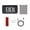 MPH-White, variant on High Resolution Car HUD Dashboard Display Speed & Navigation Projector With Easy Installation Suitable For Long Term Use
