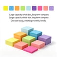 9 Colors Sticky Notes Self-Stick Notes Pads, Removable Curved Surface ...