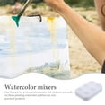 thumbnail image 3 of SEWCHICS White Plastic Watercolor Palette with 12 Wells, Ideal for Painting, Art Supplies, Craft Projects and Use, 3 of 8