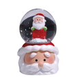 thumbnail image 1 of hirigin Christmas Snow Globe, Battery Operated Holiday Desktop Decor with Music Light Gift, 1 of 2