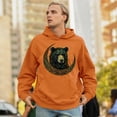 thumbnail image 4 of Celtic Moon Bear Sweatshirt Mystical Forest Animal Wildlife Nature Spiritual Celestial Lunar Viking Valhala Hoodie, 4 of 7