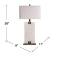 thumbnail image 3 of Towers 30" White Marble Table Lamp, 3 of 6