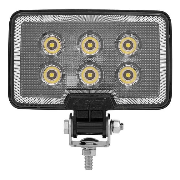 Maxxima Work Light, Rectangular, Clear, 1200 Lumens MWL-29
