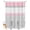 Gray Pink, variant on Split Shower Curtain for Transfer Bench, Pink Grey Fabric Shower Curtains for Bathroom, Chic Garden Floral Stripe Aesthetic Flower Boho Tub Sliding Transfer Bench Waterproof Bath Curtains 72"x72"