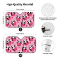 thumbnail image 3 of Disketp Windshield Sun Shade, Car Sun Shade For Front Window Panda Heart Valentine Pink Sunshades Sun Visor Protector Blocks Uv Rays Foldable, 3 of 9