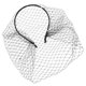 thumbnail image 1 of Tocados para mujer, diadema de malla negra con velo, diadema de encaje de malla de los años 20 para fiesta de té, velo fascinador para mujer, para bodas, fiestas, mujeres y niñas, 1 of 7