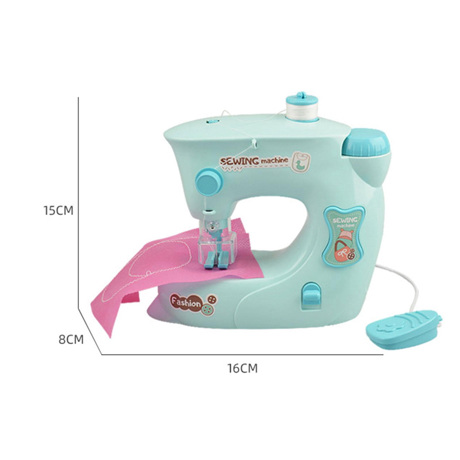 LeeQinersw Children Sewing Machine, DIY Interesting Learning Toy Electric for Quick Repairs blue
