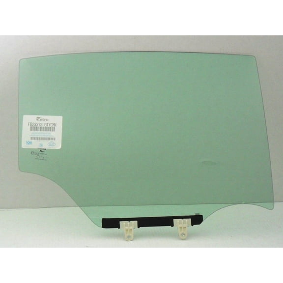 Passenger Right Side Rear Door Window Door Glass Compatible with Nissan Sentra 4 Door Sedan 2007-2012 Models