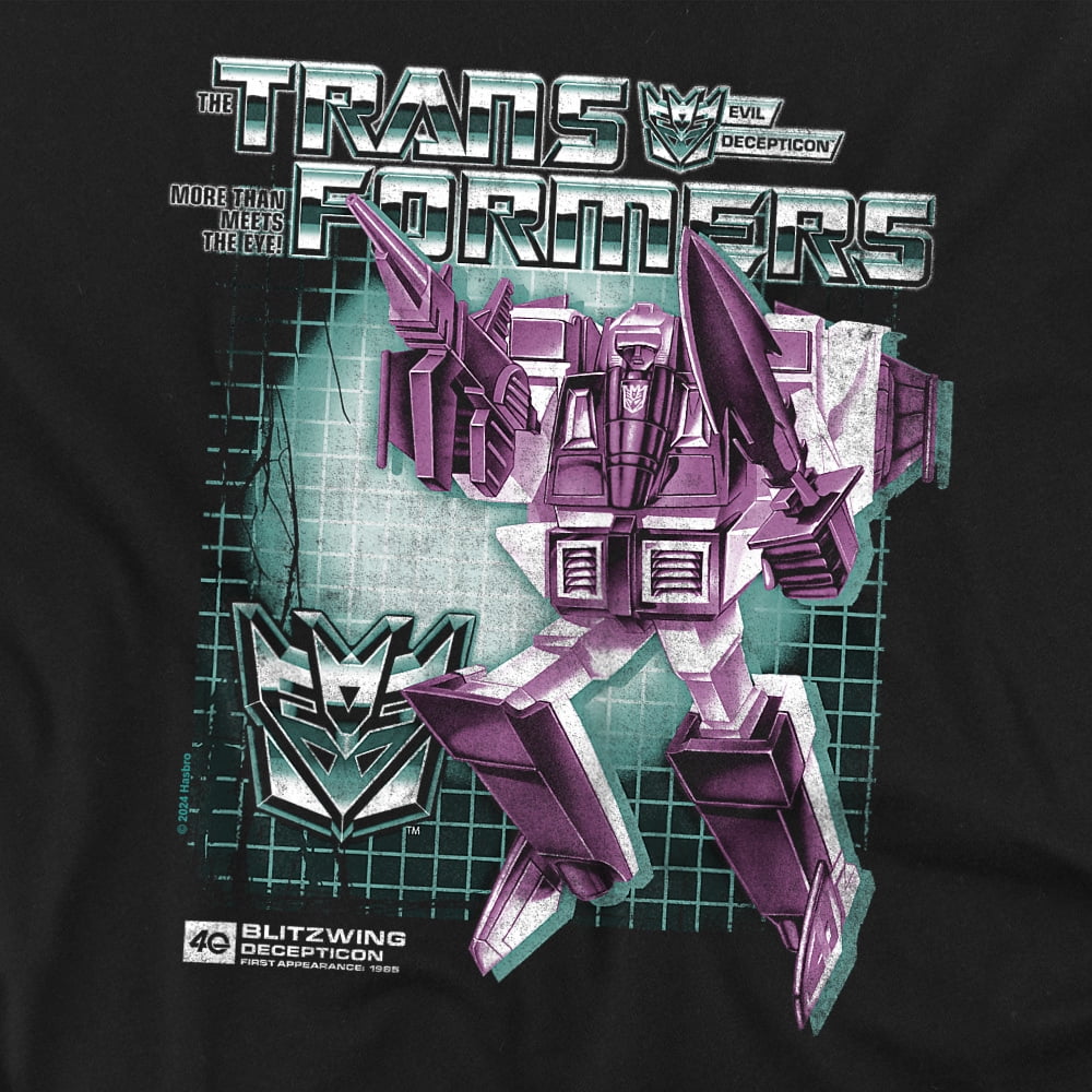 Transformers 40Th Anniversary T-Shirt Blitzwing Box Unisex Graphic Tee for Men & Women