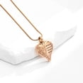 thumbnail image 3 of Personalize God has you in his arm i have you in my heart -  Vintage Stainless Steel Rose Flower Heart Urn Pendant Necklace for Cremation Ashes Holder Memorial Jewelry, 3 of 6