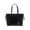 Black, variant on MICHAEL MICHAEL KORS Women's Voyager Medium Crossgrain Leather Tote Bag, 30S0GV6T2B-798 Buttermilk Multi