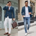 thumbnail image 4 of COOFANDY Casual Suit Jacket for Men Slim Fit Sports Jackets Lightweight Formal Business Blazer with Pocket, 4 of 6