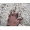 thumbnail image 4 of Super Thick 4x6 Flokati Rug | Long 3.5" pile | Excellent quality | Authentic Greek flokati | Shaggy wool white area rug, 4 of 6