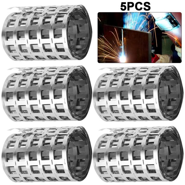 Tira Acero Niquelado 0 15mm Espesor Metro Largo Accesorios para Herramientas Soldadura Con Batería 18650 (6P)