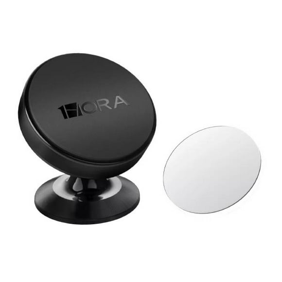 Base Soporte Ajustable 1Hora Magnético De Aluminio Para Celular; Negro