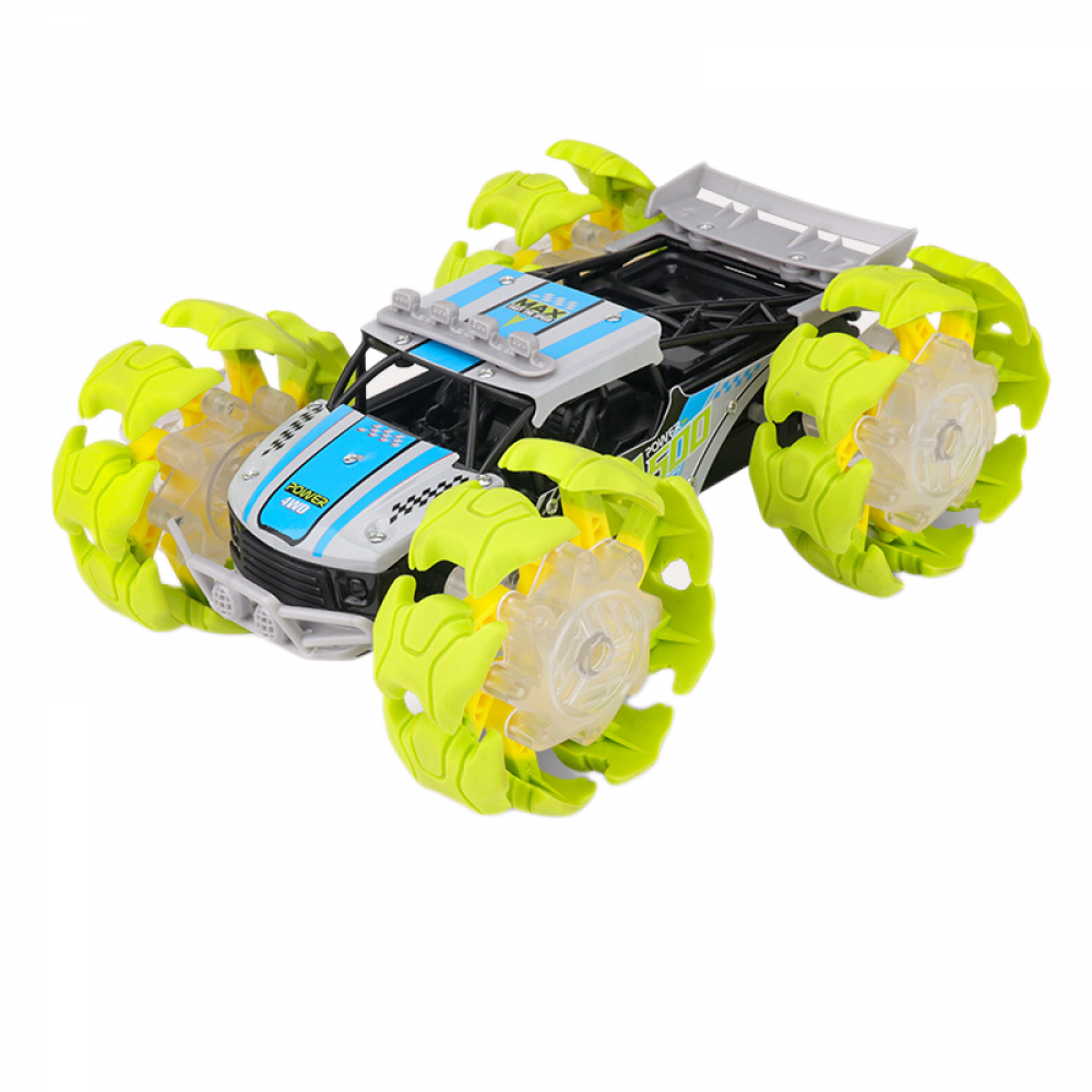 Remote Control Car Toys, 4WD Monster Truck Explosive Wheel Stunt Car