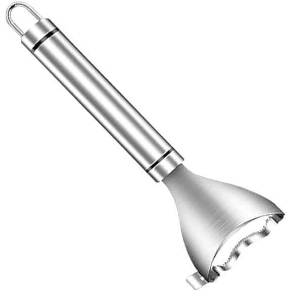 Cobb Gobbler Corn Shucker, 2025 Update Cobb Gobbler Corn Peeler, Effortless Corn Stripper, Durable Corn Peeler Cob Stripper Tool, Stainless Steel 2-in-1 Corn & Stripper (1, Sliver)