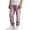 Pink, variant on hoksml Boys Cotton Jogger Pants, Kids Elastic Waist Pull-On Pants, Casual Solid Color Summer Pant