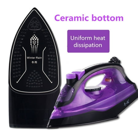Meigar 1400W Portable Handheld Electric Steam Iron Ceramic Soleplate Clothes