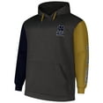 thumbnail image 2 of Men's Fanatics Charcoal Notre Dame Fighting Irish Big & Tall Contrast Sleeves Pullover Hoodie, 2 of 3