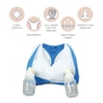 thumbnail image 4 of Cake Maternity Lotus Pumping Bra Hands Free, Maternity Sports Bra, X-Small, Blue, 4 of 6