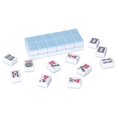 thumbnail image 4 of Juego de fichas Mahjong TIASUSAN American con 166 fichas traseras azules, 4 of 7