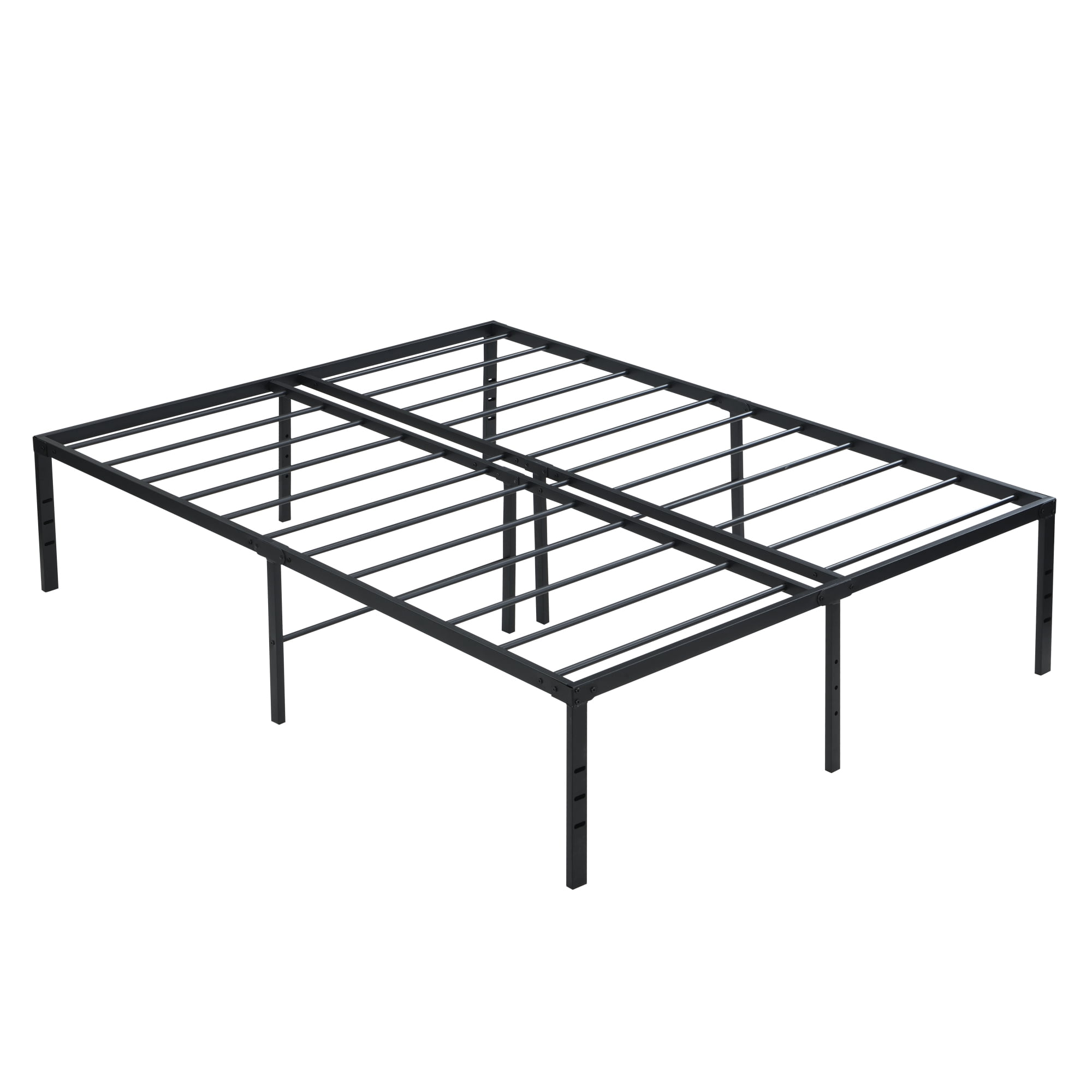 15.9 inch Full Bed Frame, Heavy Duty Metal Platform Bed, Easy Assembly,Black