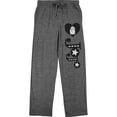 thumbnail image 5 of JoJo's Bizarre Adventure JoJo Star Men's Heather Gray Drawstring Sleep Pajama Pants-XXL, 5 of 7