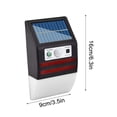 thumbnail image 3 of Ganfancp Luz Solar de Movimiento Auto On/Off Seguridad Inalámbrica para Exterior Jardín Pared Valla Escalón Escalera Canalón Patio Piscina Luces Artículos En Liquidación 1X Luz Solar, 3 of 7