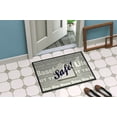 thumbnail image 2 of Carolines Treasures SB3079MAT Safe at Home Indoor or Outdoor Mat, 2 of 4