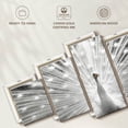 thumbnail image 6 of Elephant Stock Pearl White Peacock Wall Art - Horizontal Multi Panel Canvas - 5 Pieceliving Room Wall Decor - Photography Animal Multi Panel - White And Black Decor - 80" x 36", 6 of 8
