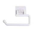 thumbnail image 2 of Support de Rouleau de Papier sous Armoire Porte-Serviettes de Cuisine Q8B2 Support Blanc L1E4, 2 of 8