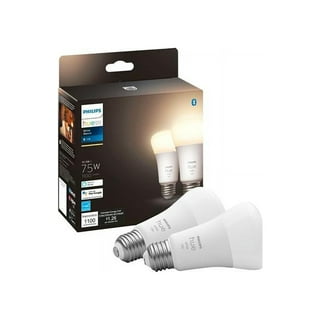 Philips Hue White and Color Ambiance A19 Bluetooth 75W Smart LED Starter  Kit - Apple