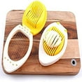 thumbnail image 5 of AAOMASSR Egg Slicer Cutter Heavy Duty Hard Boiled Eggs Dicer Chopper Stainless Steel Wire Fruit Garnish Plastic Separator Peeler for Wedger Ham Banana and Strawberry, 5 of 5