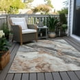 thumbnail image 6 of Addison Rugs Chantille Indoor/Outdoor Transitional Abstract Silver Washable Rectangle Rug, 2'6" x 3'10", 6 of 6
