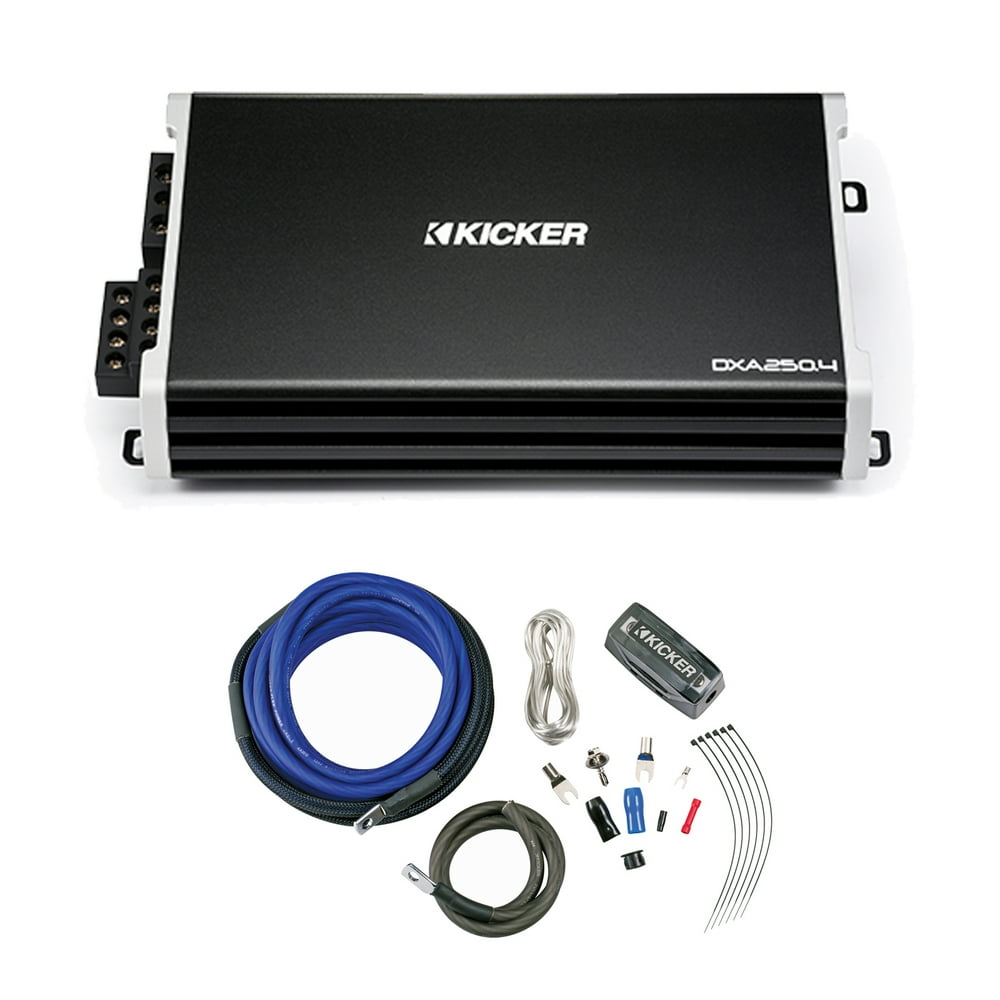 Kicker DX Series 4Channel 500 Watts Car Stereo Amplifier, Amp
