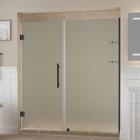 Aston Belmore Gs 72 X 76 25 Hinged Frameless Frosted Glass Shower Door