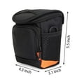 thumbnail image 2 of Gustave Small Camera Case Bag Crossbody Purse Waterproof Shockproof Digital Camera Shoulder Bags Compatible with Nikon, Canon, Sony "Black, 4.3*3.1*5.5inch", 2 of 8