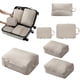thumbnail image 3 of 6Pcs Travel Luggage Storage Bags Set Waterproof Large Compression Packing Cube Organizer for Storing Clothes Underwear, 3 of 5