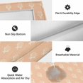 thumbnail image 6 of Abstract Bohemia Outdoor Rug for Patio/Deck/Porch, Non-Slip Large Area Rug 5 x 7 Ft, Modern Boho Floral Orange Indoor Outdoor Rugs Washable Area Rugs, Reversible Camping Rug Carpet Runner, 6 of 8