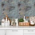 thumbnail image 4 of UMIGGEE Multicolor Wallpaper Grasscloth Peel and Stick Wallpaper 17.3-in x 118-in Wall Paper Stick and Peel Contact Paper Removable Self Adhesive Vinyl Wallpaper, 4 of 9
