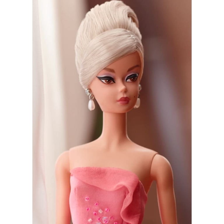 Barbie Fashion Model Collection Glam Gown Silkstone Doll Gold
