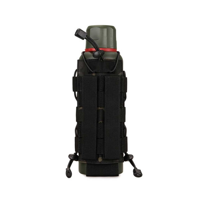 Eigraketly Colgador de botellas de bebidas, soporte portátil para botellas de escalada en roca, bolsas de nailon impermeables, accesorios para equipos al carpas Camuflaje Eigraketly OD027354-06